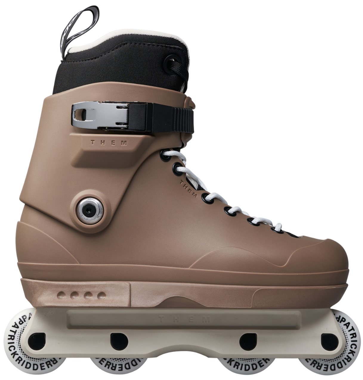 THEM Pat Ridder Pro Model aggressive inline skate in a nice brown colour